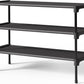Kitsure Shoe Rack - Non-Woven Shoe Rack Shelf, Shoe Organizer for Closet, Entryway, Garage & Corridor, Stackable Shoe Shelves, 27.5" Wide - 3 Tier, Black