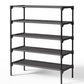 Kitsure Shoe Rack - Non-Woven Shoe Rack Shelf, Shoe Organizer for Closet, Entryway, Garage & Corridor, Stackable Shoe Shelves, 27.5" Wide - 3 Tier, Black
