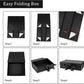 DaiJoob Gift Box with Lid for Presents 10.5x7.5x3.1 Inches with Ribbon and Magnetic Closure(1-Pack) (Black)