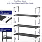 Kitsure Shoe Rack - 3-Tier Shoe Organizer, Shoe Rack for Closet, Entryway, Bedroom, Easy- Assembly Storage Shelf with Side Handles, 27.6" Wide - 3 Tiers, Black