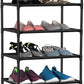 FIDUCIAL HOME 10 Tiers Shoe Rack 20-25 Pairs Sturdy Shoe Shelf
