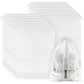 12 Pack Large Shoe Bags for Packing with Clear Window, Dustproof Drawstring Travel Shoe Storage Bags for Men & Women, Black
