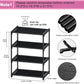 Autonomier 4 Tier Extra Small Shoe Rack (16.3" Wide), Narrow Stackable Kids Toddler Adult Shoe Storage Organizer Shelf for Closet Floor Entryway Bedroom, Space Saver Shoe Rack Organization Shelves