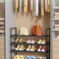 Kitsure Shoe Rack - 3-Tier Shoe Organizer, Shoe Rack for Closet, Entryway, Bedroom, Easy- Assembly Storage Shelf with Side Handles, 27.6" Wide - 3 Tiers, Black