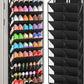 UVIAHOMI 20-30 Pairs Over the Door Shoe Organizer, Clear Pockets Hanging Shoe Storage for Closet, 10-Tier Door Shoes Rack, Handing Shoes Holder Fit All the Family's Sneakers, Boots, Heels, Black